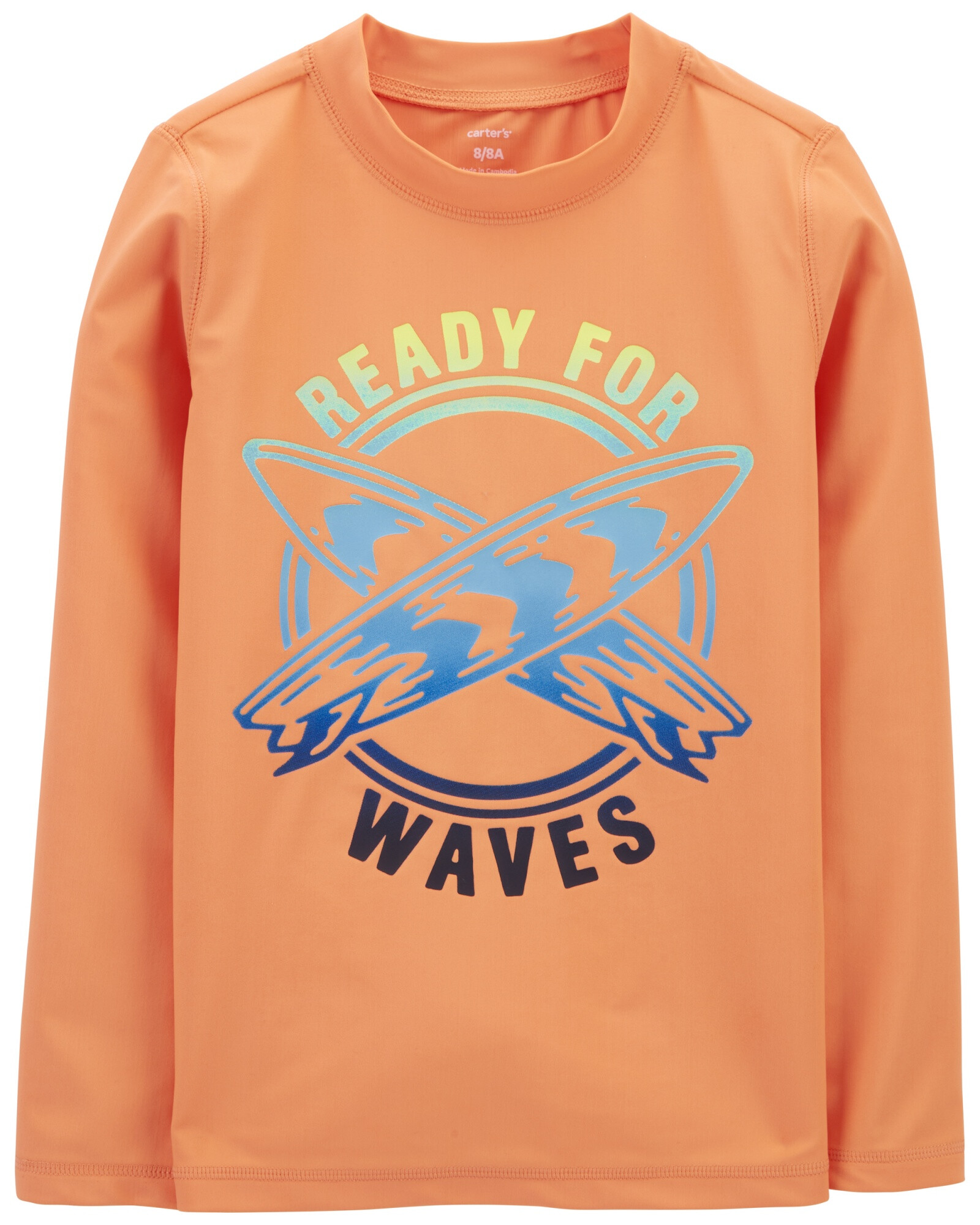 Remera de baño manga larga con protección UPF 50+ estampa surf Remera de baño manga larga con protección UPF 50+ estampa surf