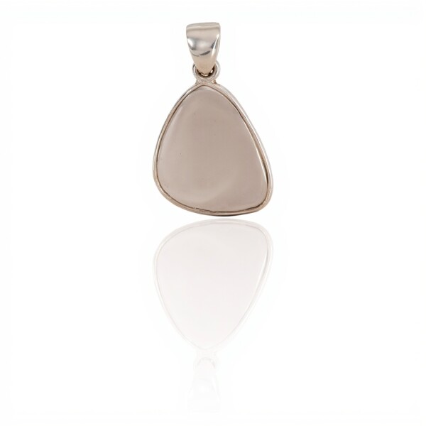 Dije Colgante Oval -Plata 925-Cuarzo Rosa-CP3994 conpiedra