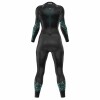 Traje de Neopreno con Carbono de Competición para Aguas Abiertas Mujer Powerskin Storm Swimsuit Carbon Wetsuit Negro