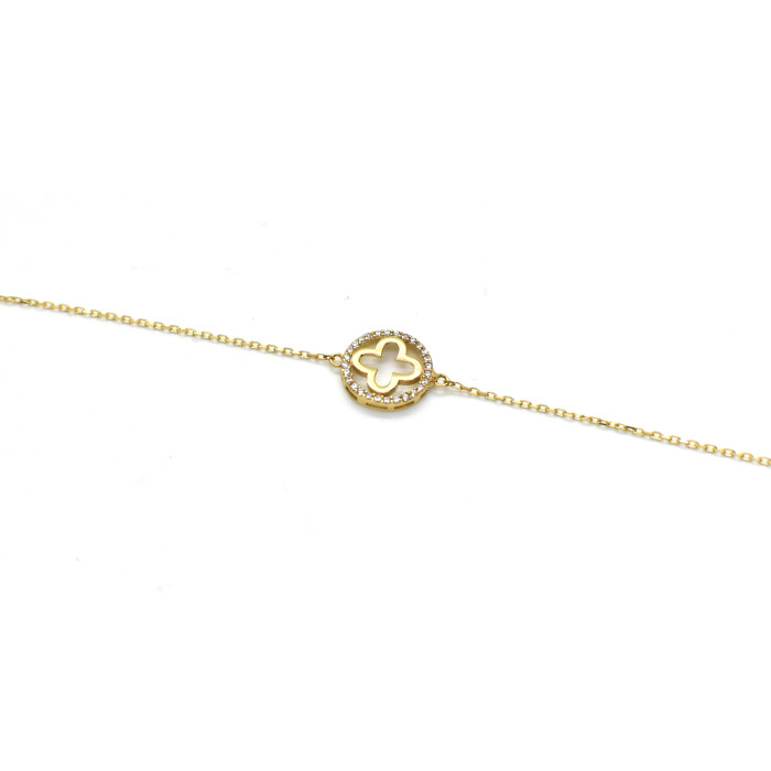 Pulsera en Oro 18Kilates con Zirconias Pulsera en Oro 18Kilates con Zirconias