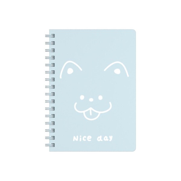 Cuaderno animales A5 celeste