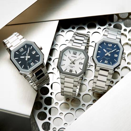 Reloj CASIO MTPB195D-2AVDF Acero Plateado Esfera 38mm 0