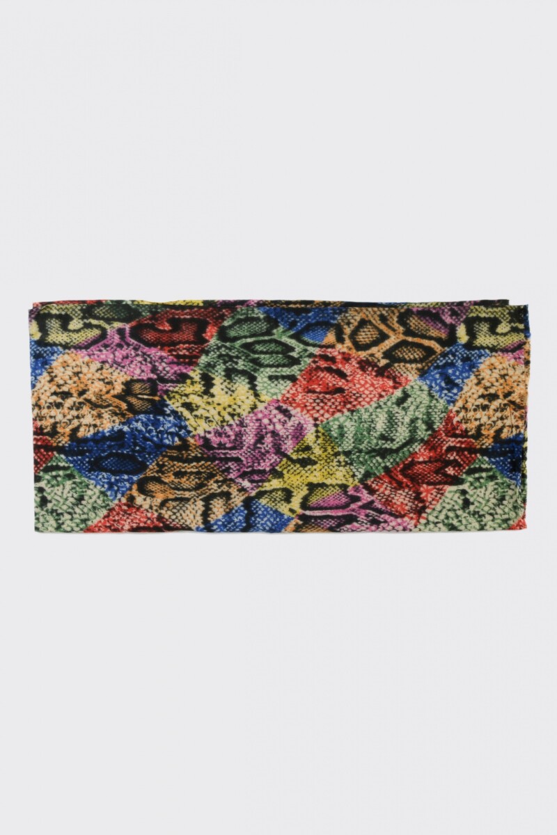 Bufanda animal print multicolor