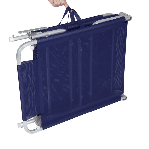 REPOSERA PLEGABLE ALUMINIO AZUL AZUL