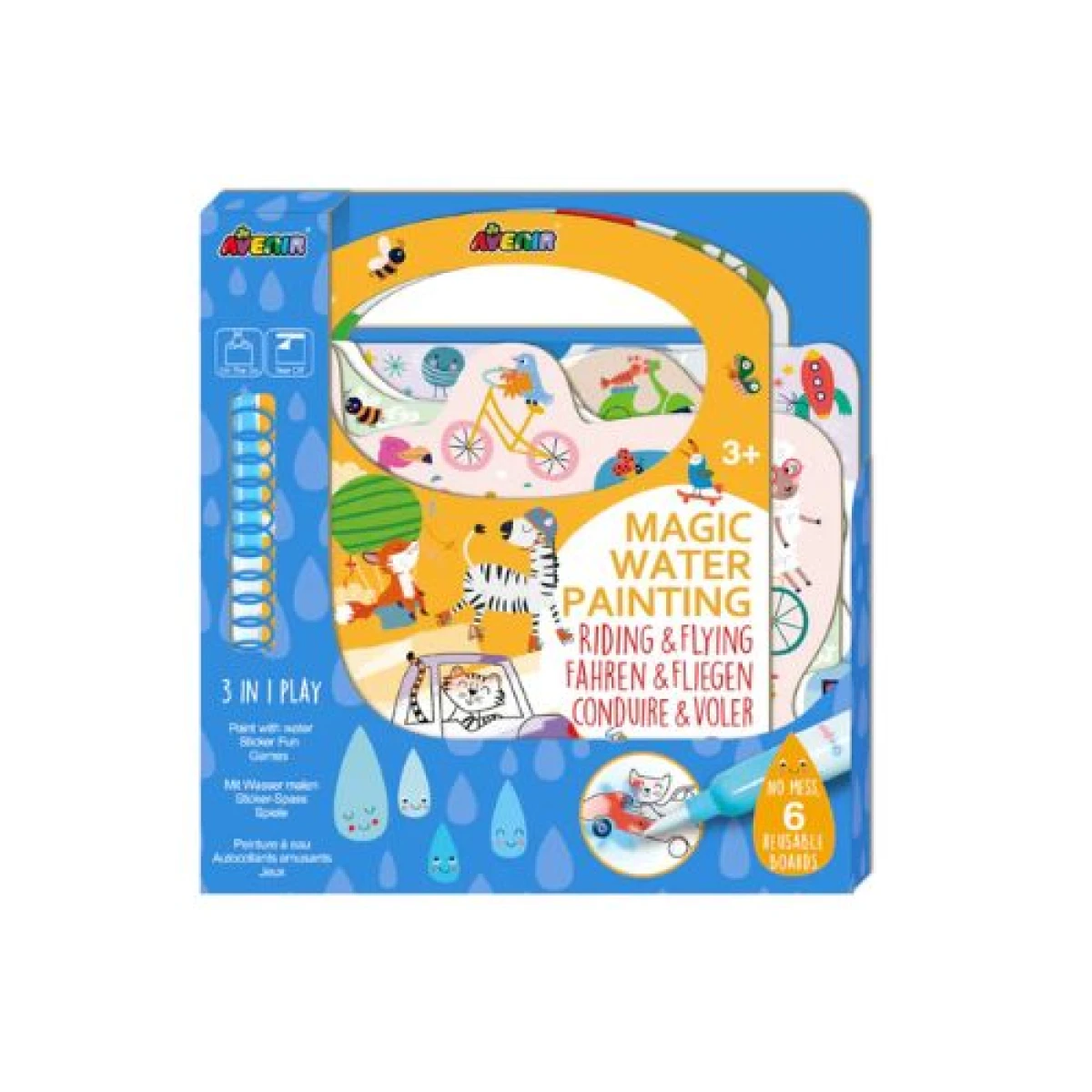 Libro Magico para Pintar con Agua- Transporte - Libro Magico Para Pintar Con Agua- Transporte 