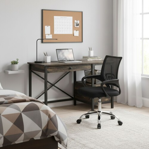 Combo Escritorio + Silla de Oficina - Steel River Combo Escritorio + Silla de Oficina - Steel River