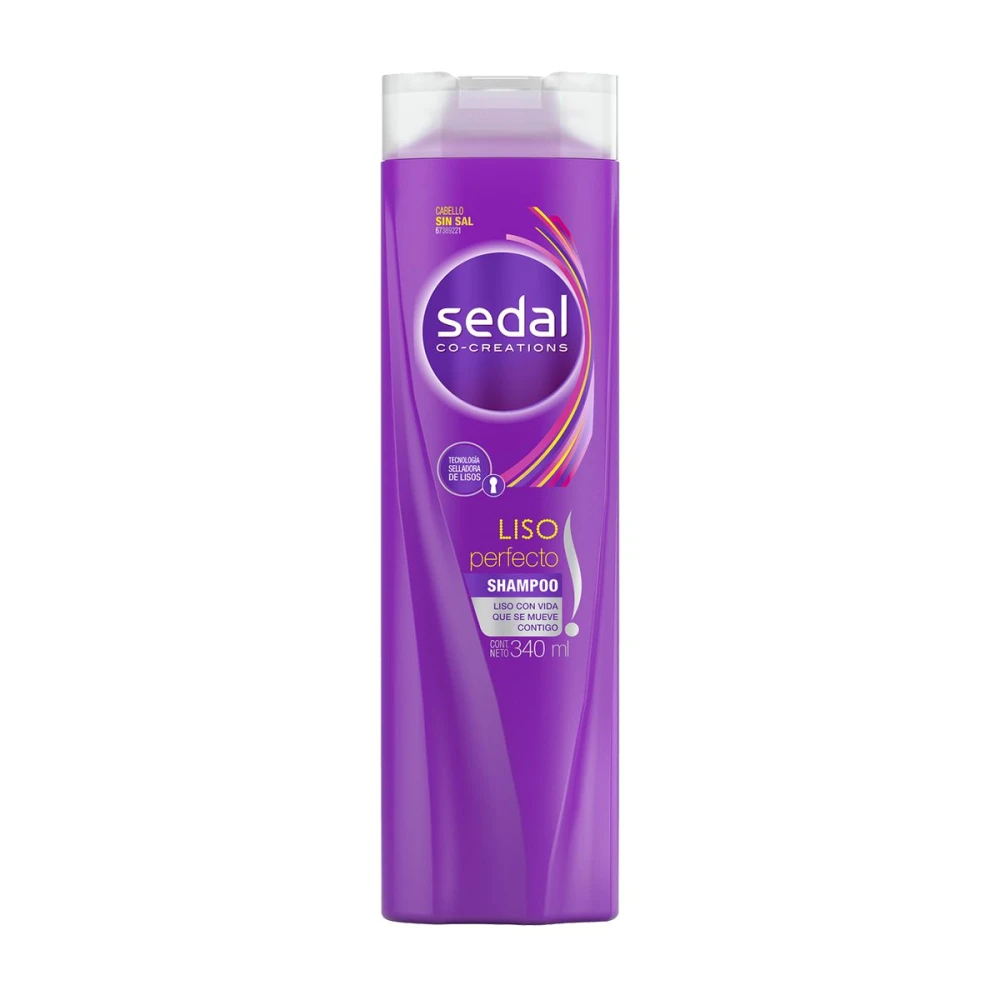 SEDAL SHAMPO LISO PERF PAQ12/340ML UNID.