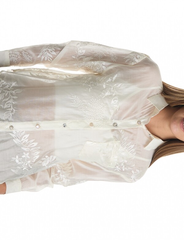 Camisa Bordada CRUDO