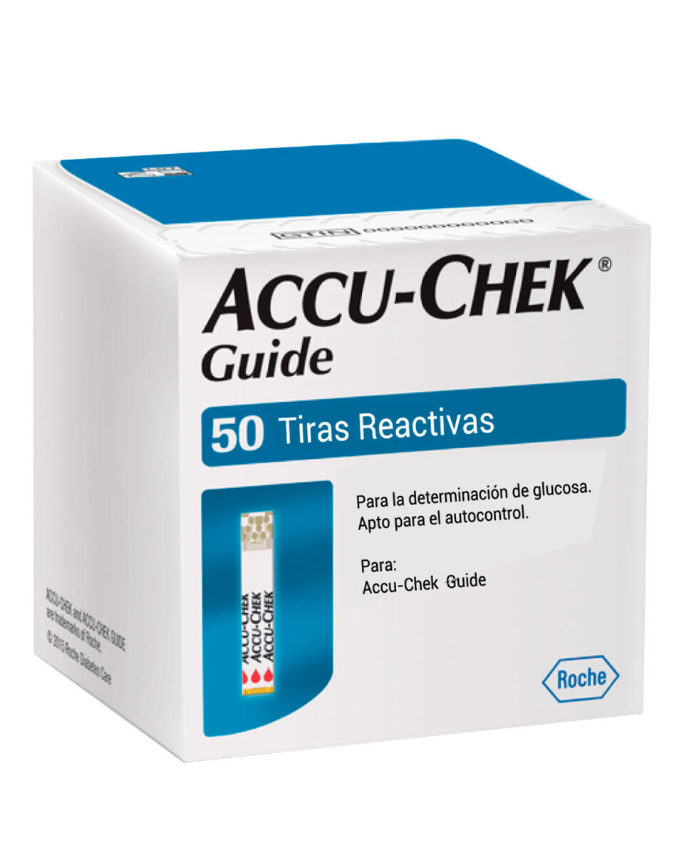 Tiras reactivas Accu-Chek Guide Test Strip caja x50 Roche 