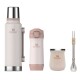 Set Stanley termo de 1.4 lt + mate + bombilla + Yerbera Rosa