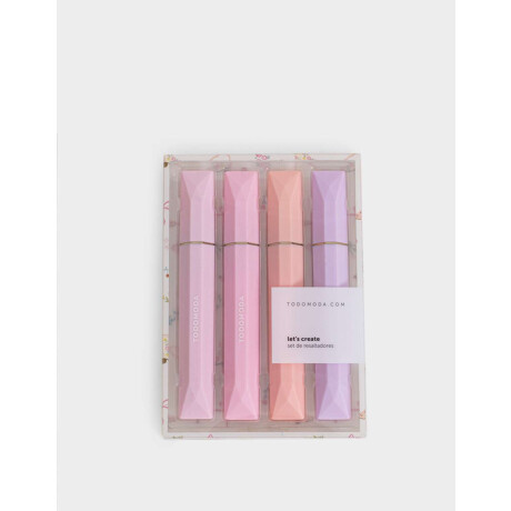 Resaltadores Liso Combinacion Multicolor