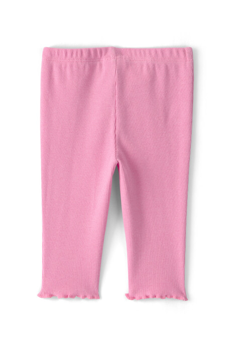 Pantalón de algodón acanalado, rosado Pantalón de algodón acanalado, rosado