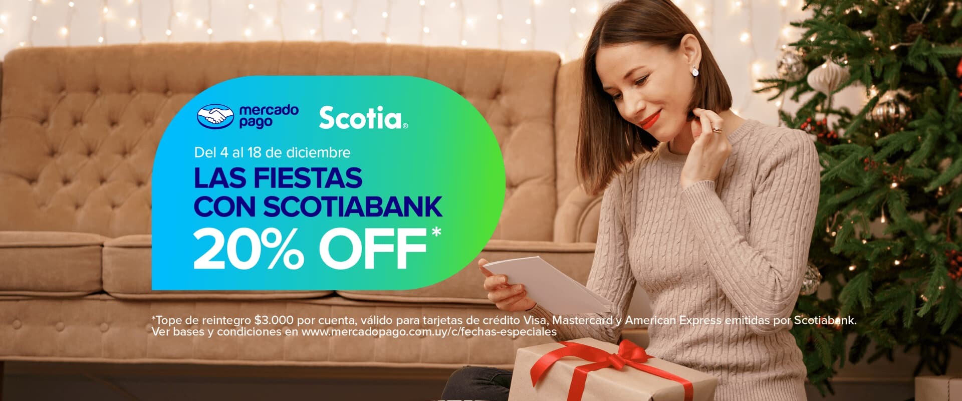 Del 4 al 18 de diciembre - Scotiabank 20% OFF