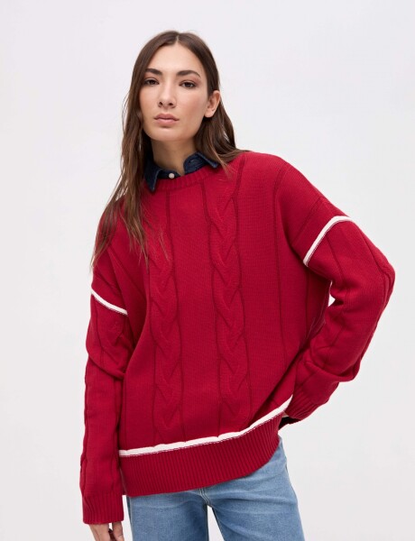 Buzo punto Rali Tomate