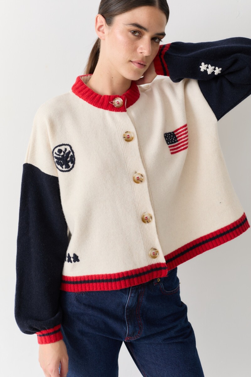 CARDIGAN TERRO USA Crudo