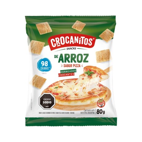 Snack arroz Crocantitos 80g pizza Snack arroz Crocantitos 80g pizza