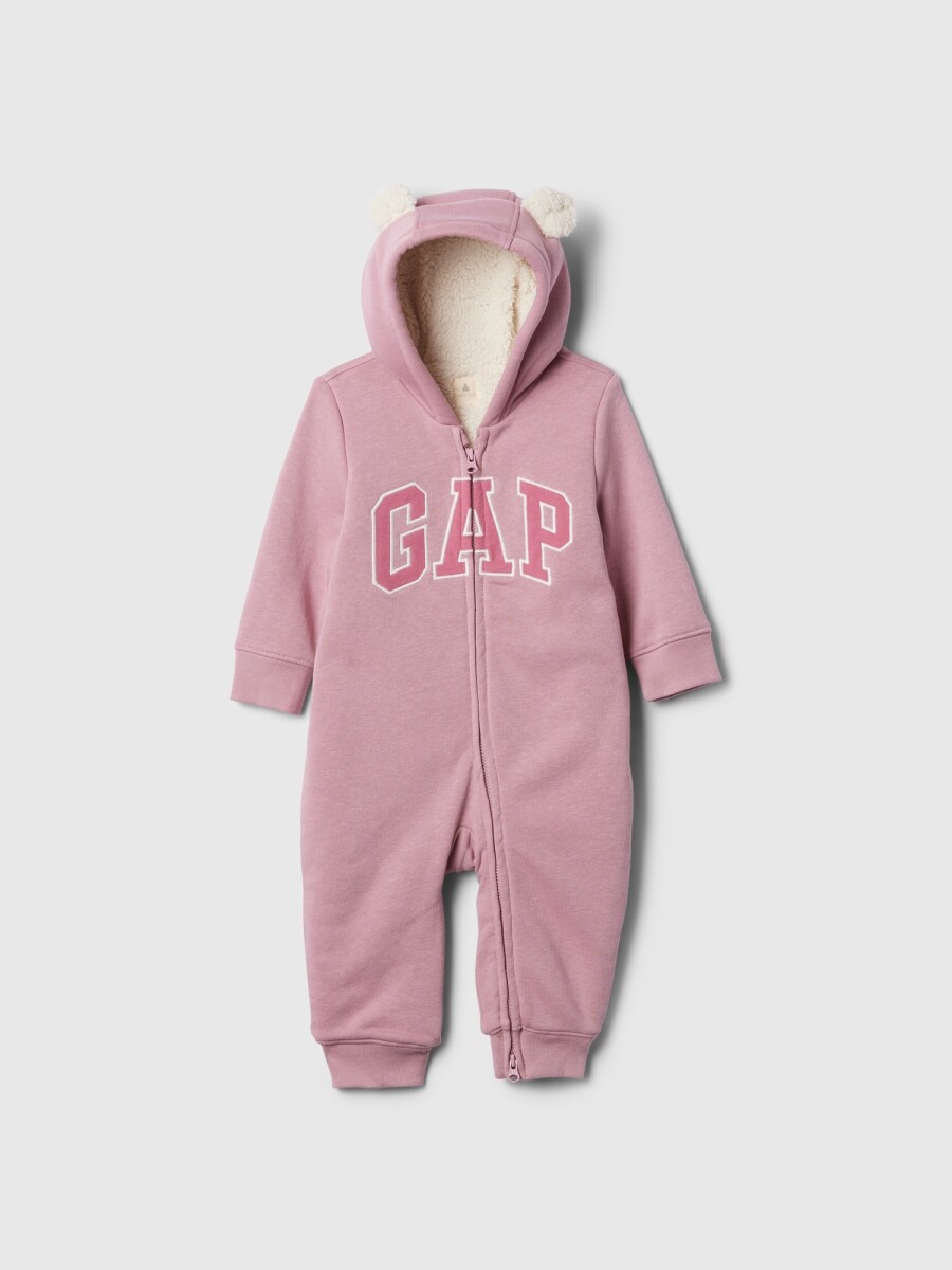 Astronauta Con Corderito Logo Gap Bebé - Lilas Pink 16-1708 Tcx 