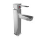 Griferia De Lavatorio Alto 22Cm Linea New York Amanwid Monocomando Cromo
