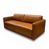 Sillón Positano - 3 Cuerpos 100% Cuero Camel