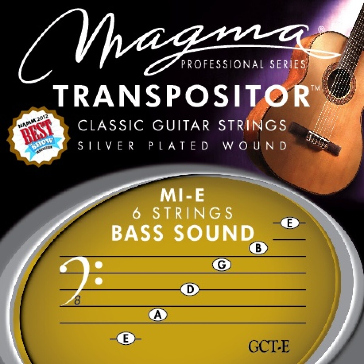 Encordado Clásica Transpositor Magma Bass Sound Mi-e GCT-E 