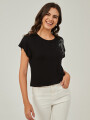 Remera Brianza Negro