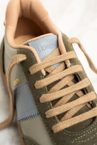 Zapatilla Cuero Combinada Safari