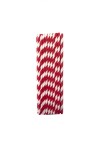Sorbito rayas rojo x20 Sorbito rayas rojo x20