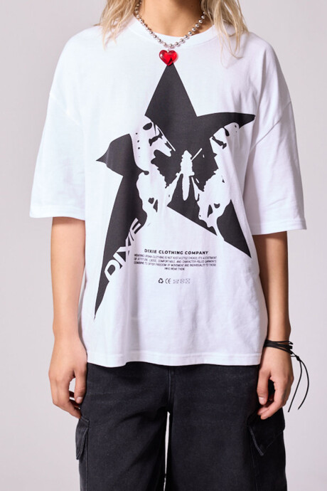 T-SHIRT BETY DIXIE Blanco