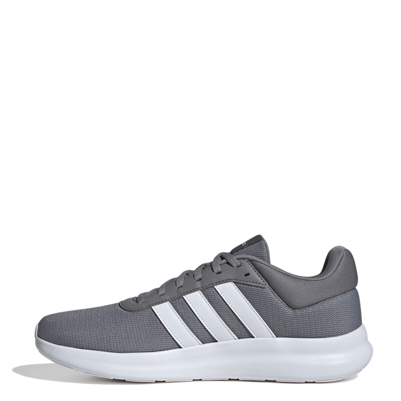 Championes de Hombre Adidas Lite Racer 4.0 Gris - Blanco