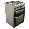 COCINA PUNKTAL PK-1980 DTK 3H + 1D Doble HORNO A.Inox Sin color