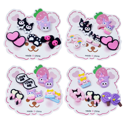 Colitas para el cabello Labubu x5 pares Colitas Para El Cabello Labubu X5 Pares