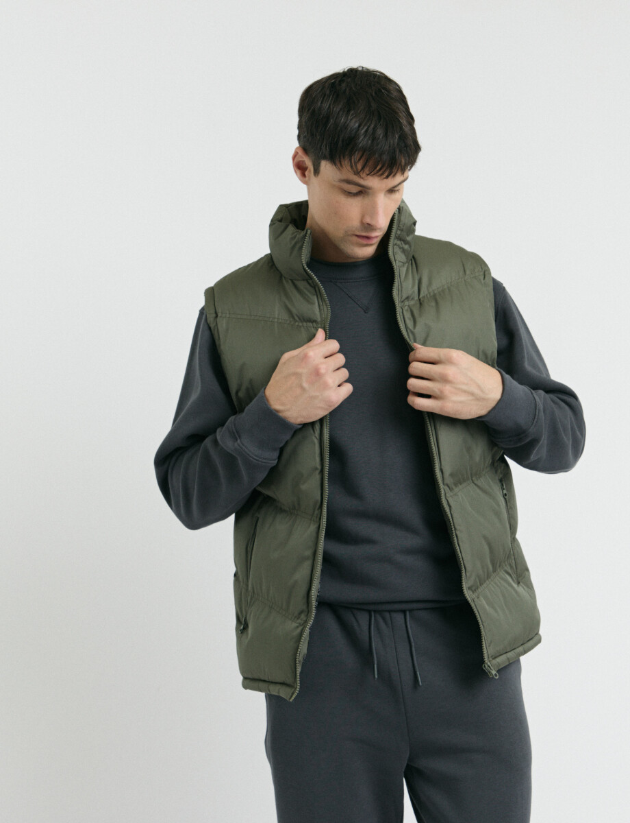 300212 CHALECO HARRINGTON URBAN Verde