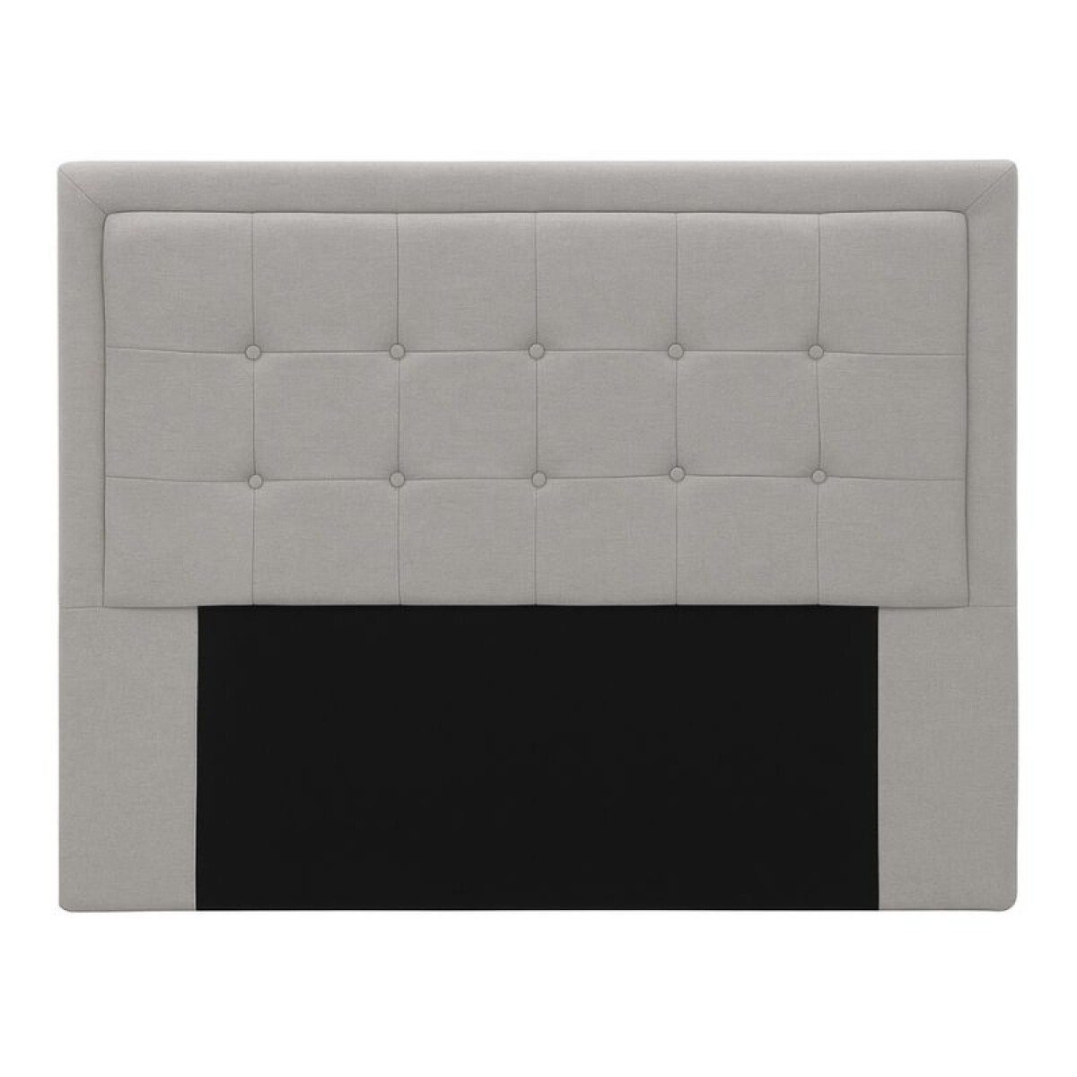 RESPALDO VENEZA 2 PLAZAS PARA SOMMIER 1,40 MT - LISO CINZA 