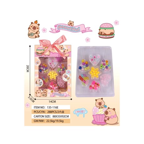 Set para Armar Pulseras Capybara 001