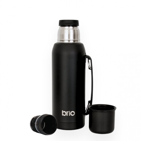 Set termo 1lt + mate clásico + yerbera 800gr Negro