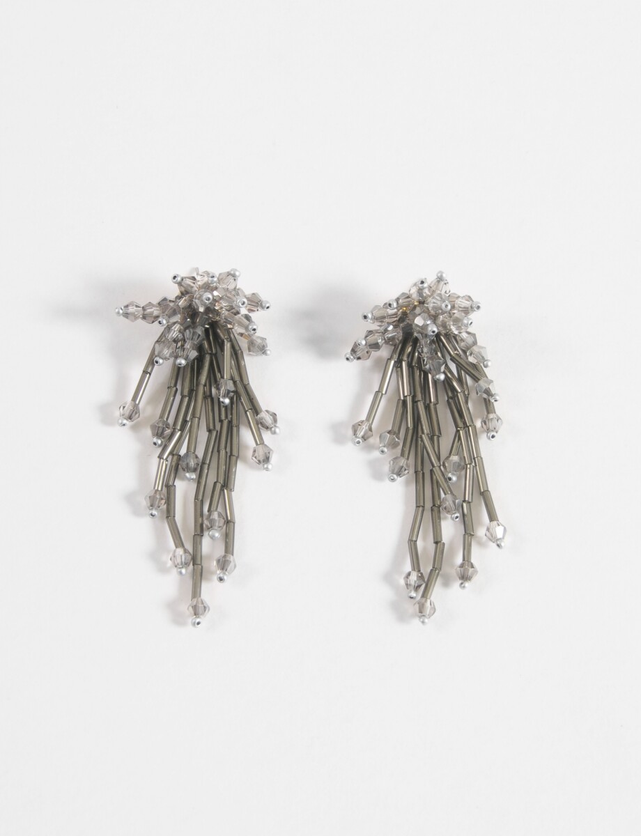 Caravanas mostacillas party - peltre 