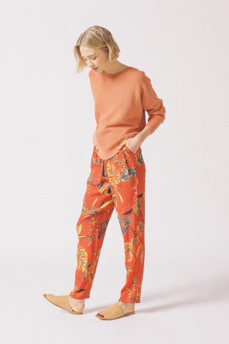 Pantalón Pinza Bermellon