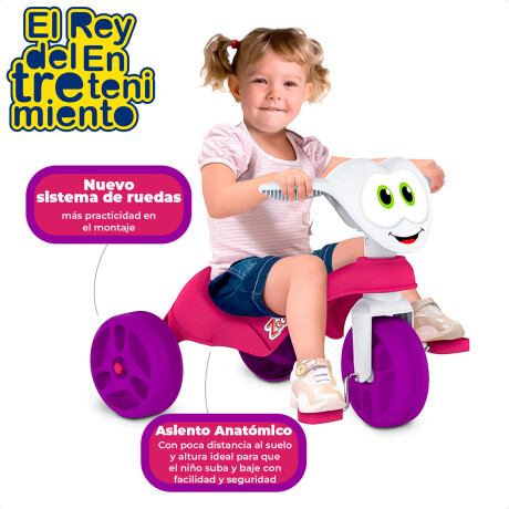 Triciclo Infantil A Pedal Zootiko C/Asiento Anatómico Triciclo Infantil A Pedal Zootiko C/Asiento Anatómico