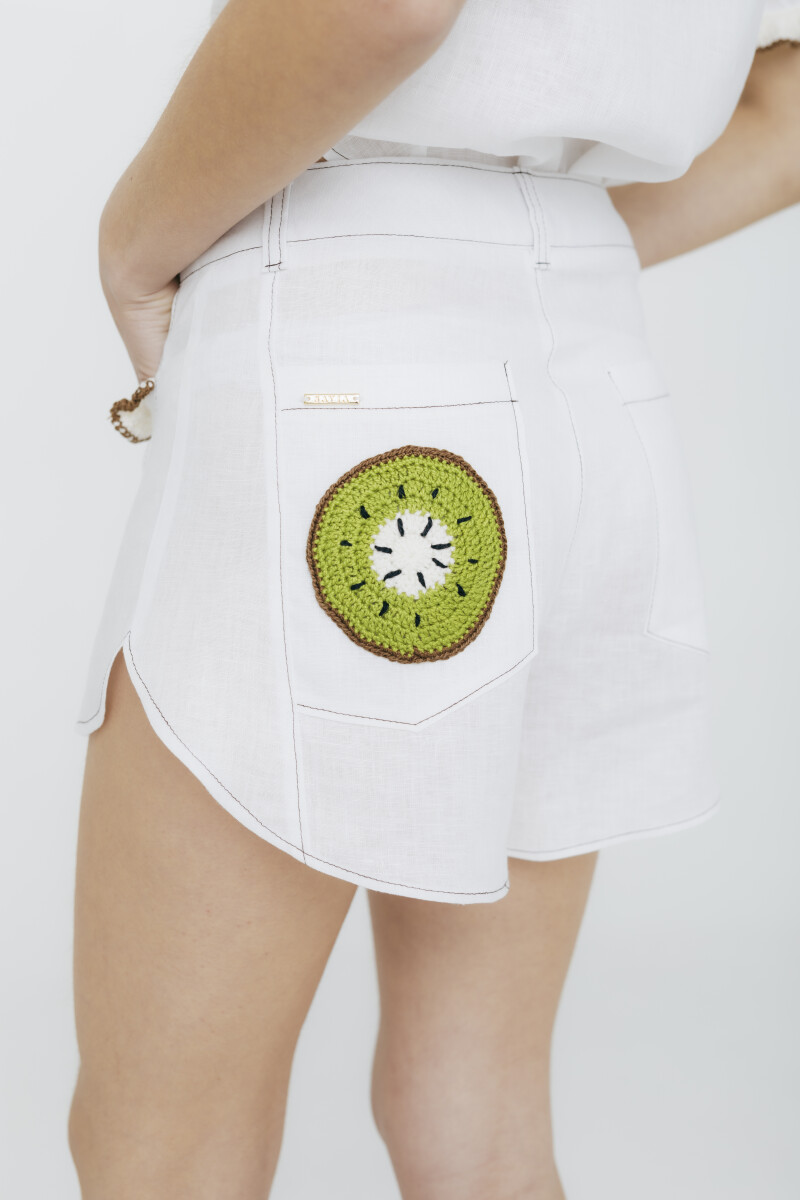 PRE VENTA SHORT FRESA Blanco