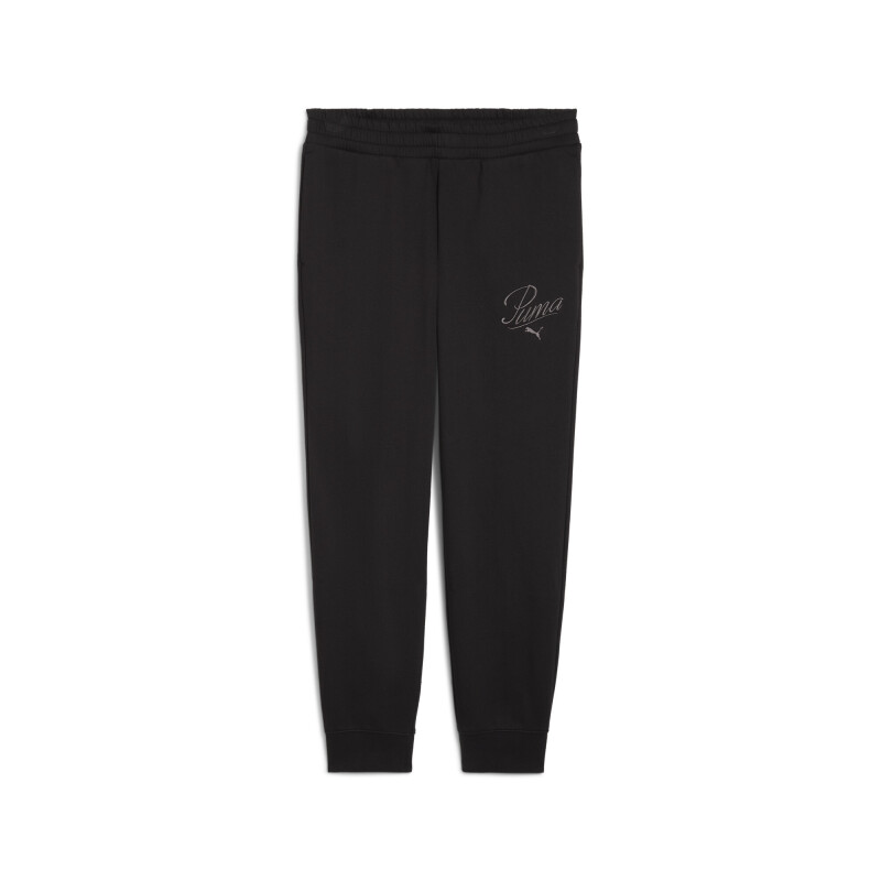 Pantalon PUMA ESS Script Sweatpants FL cl Mujer 688074 01 Negro