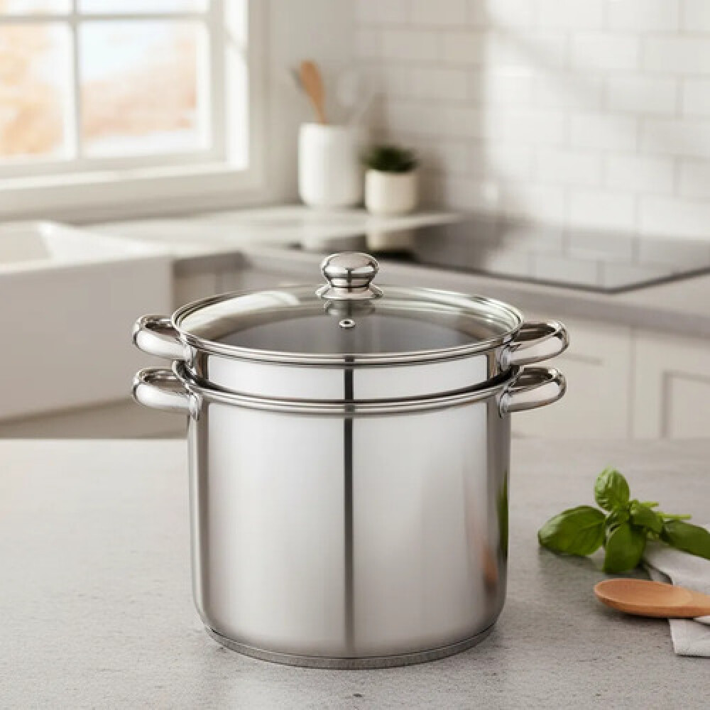 Olla p/pasta 24 cms 3 piezas Olla p/pasta 24 cms 3 piezas