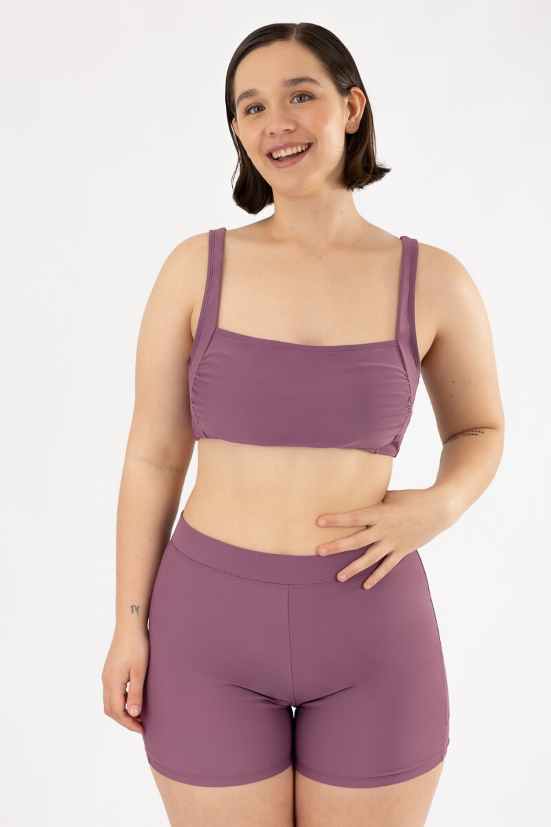 Top chelsea liso Violeta media noche