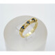 Anillo En Oro 18K Con Brillantes Y Zafiros. Engarce 4 Puntas Anillo En Oro 18K Con Brillantes Y Zafiros. Engarce 4 Puntas