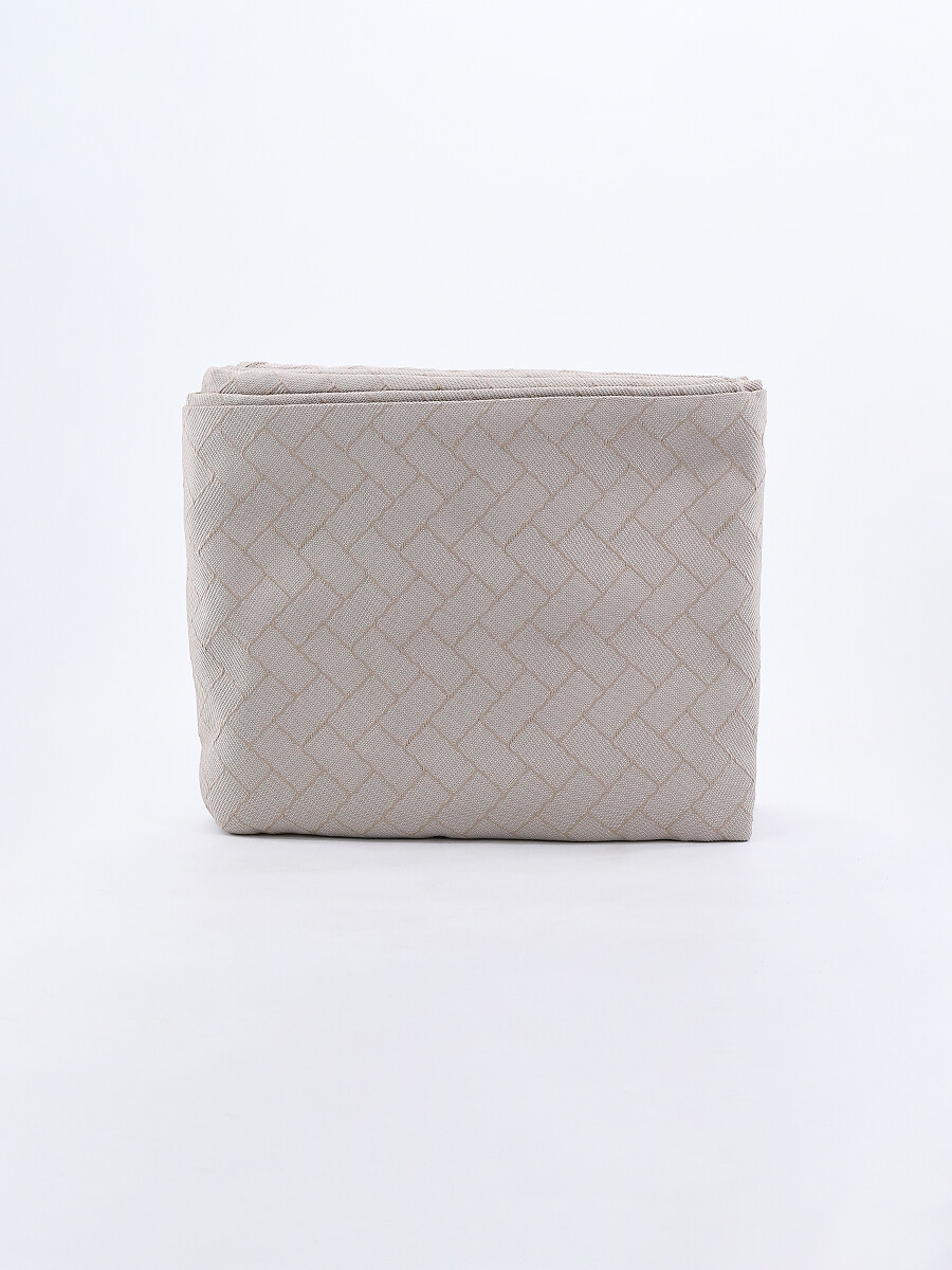 COLCHA CON FUNDAS DE ALMOHADAS - BEIGE 