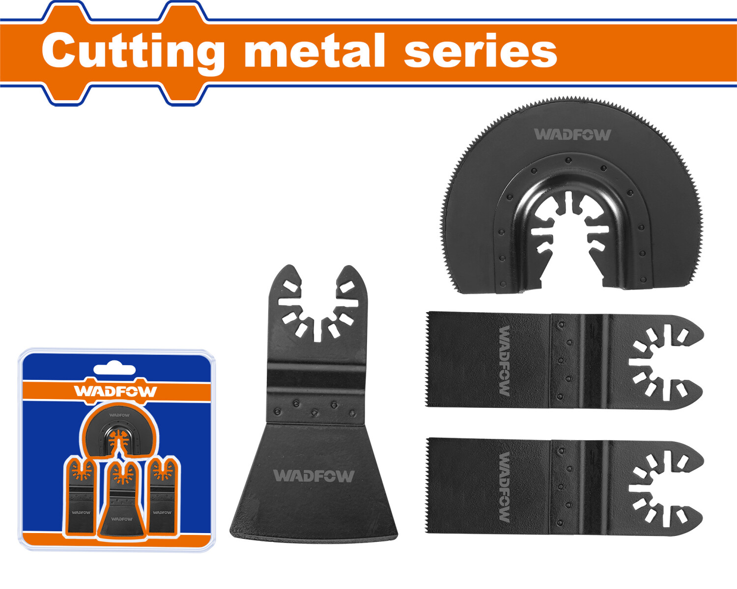 SET X 4 SIERRAS PARA CORTE METAL MAQUINA MULTIFUNCION WADFOW WMA9402 