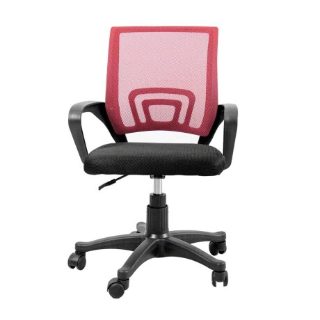 SILLA DE ESCRITORIO MALLA ROJO HY-520P