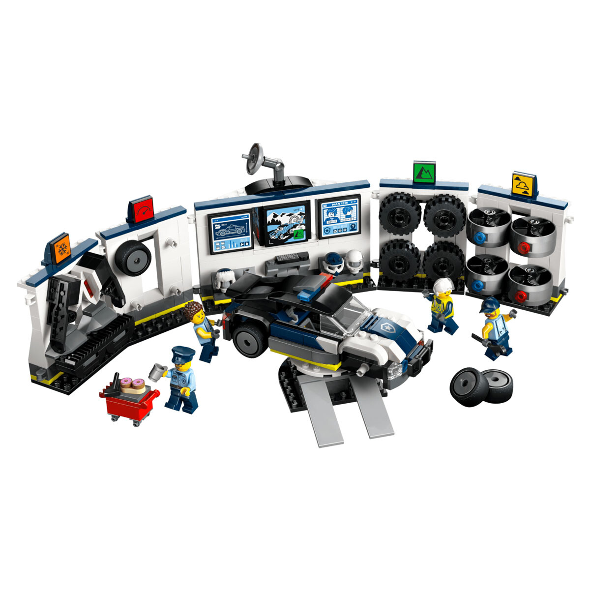 Taller de Modificación de Coches de Policía Lego 