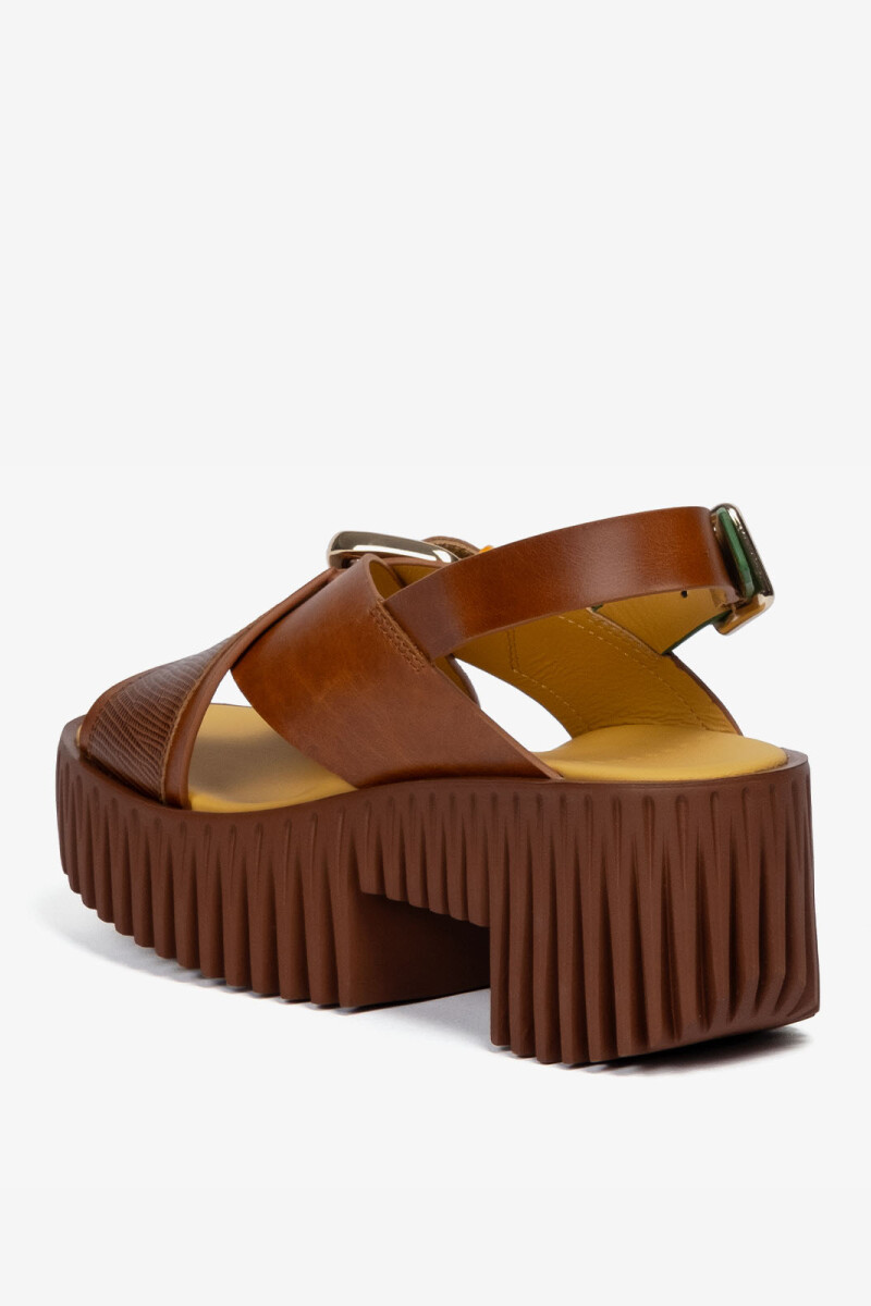 SANDALIA PLIA JUNO Marron