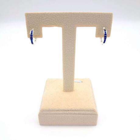 Par de aros de plata 925 Con Circonias