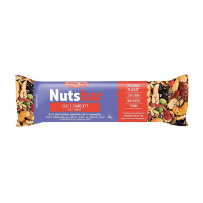 Barritas Goji y Cranberry 25g Nuts Bar Nuts Bar Goji Y Cranberry 25g